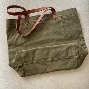 Madewell Transport Tote (Canvas & Leather Edition)